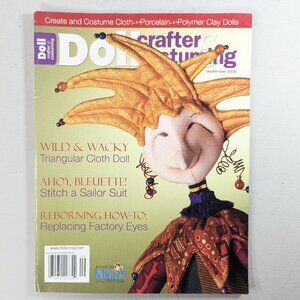 Doll crafter and costuming magazine Sept 2008, doll making magazine
